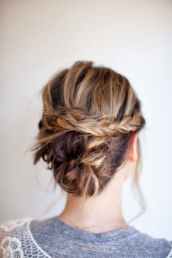 Cheveux long chignon