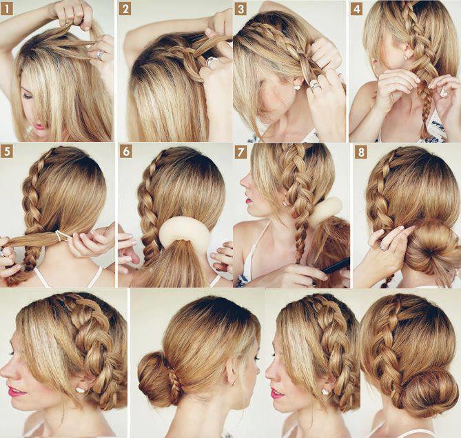 Coiffure femme chignon facile