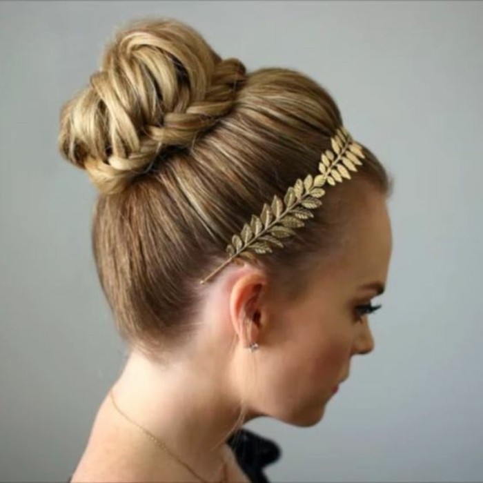 Chignon avec donut