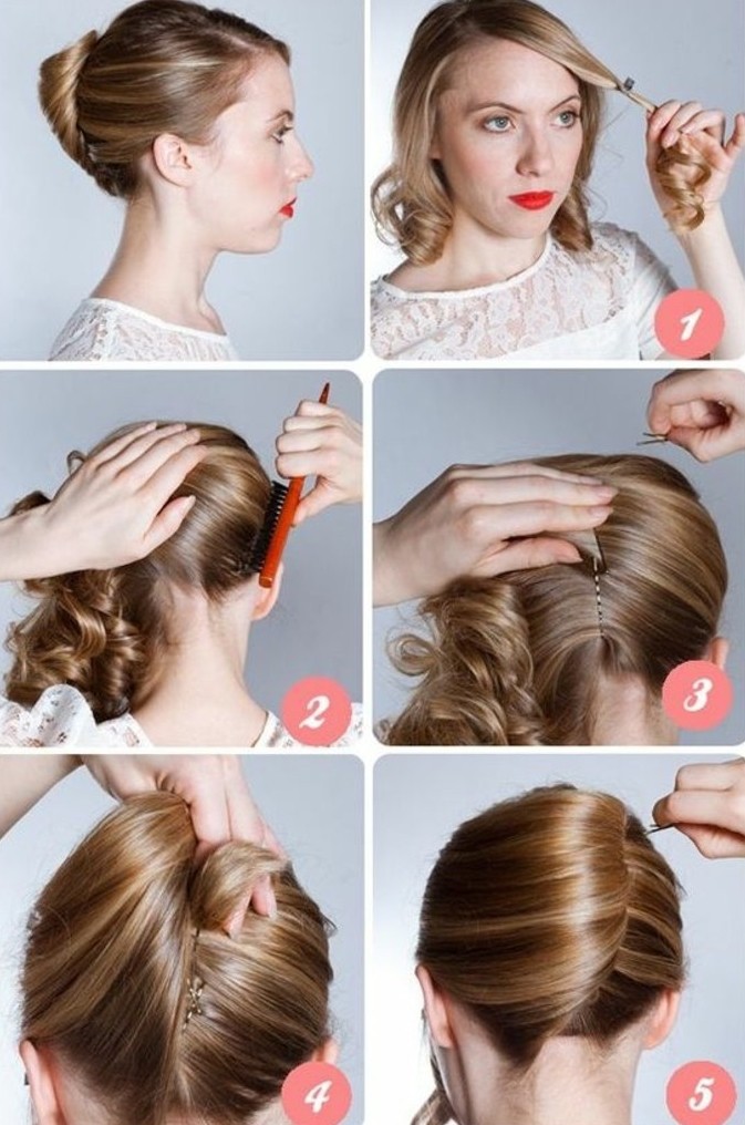 Chignon moderne facile