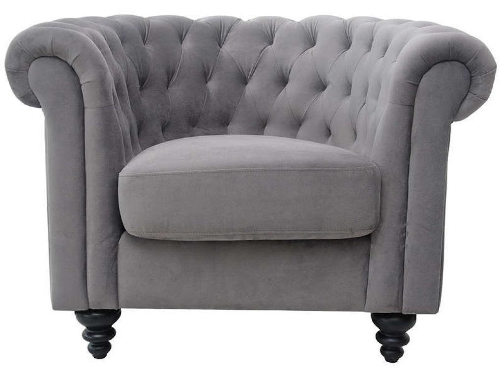 Fauteuil gris conforama