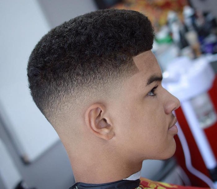 Coupe afro américaine homme