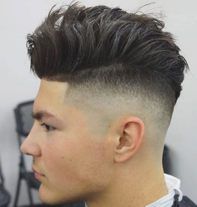 Coupe de cheveux fondu homme