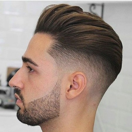 Coupe de cheveux fondu a blanc