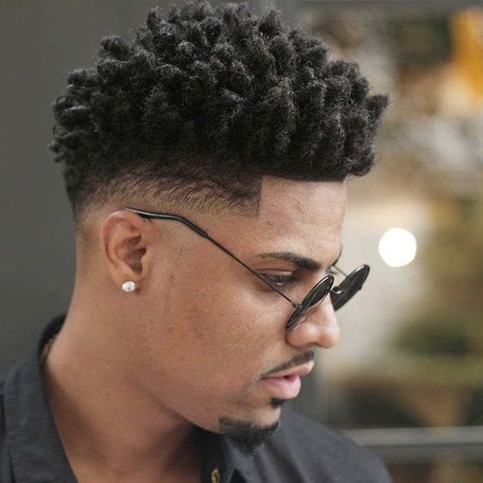 Coupe dégradé homme noir