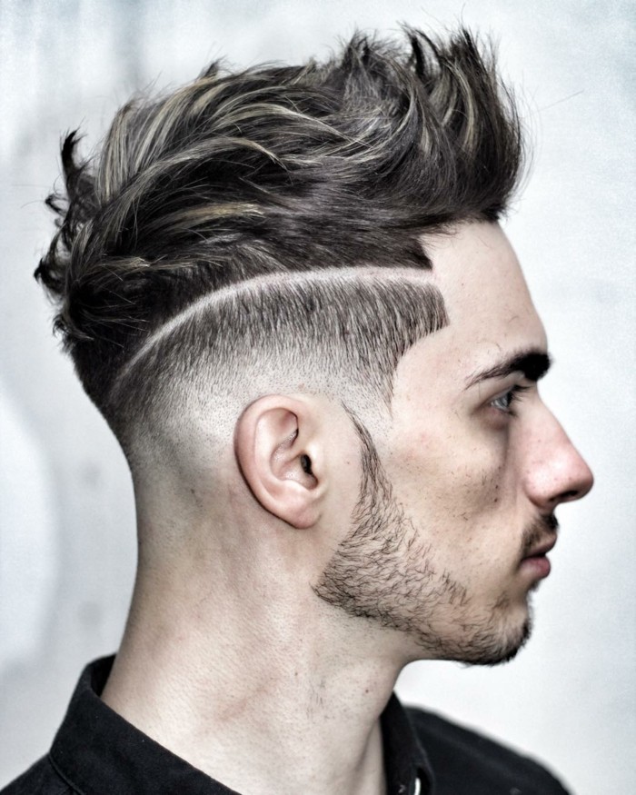 Coupe cheveux homme dégradé court