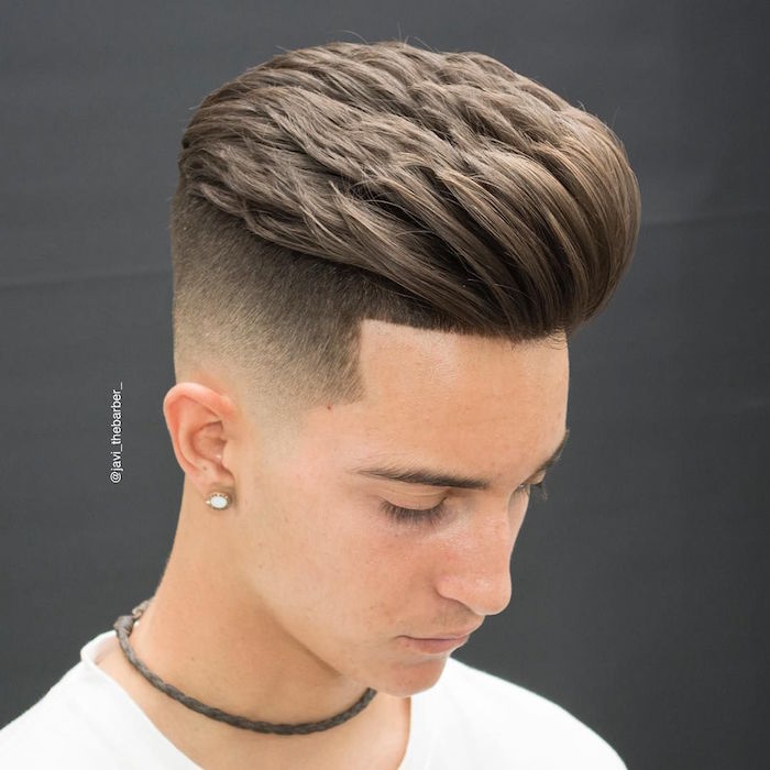 Fondu coiffure homme