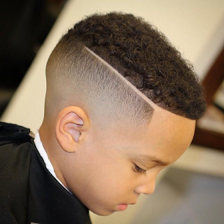 Coiffure enfant garcon afro