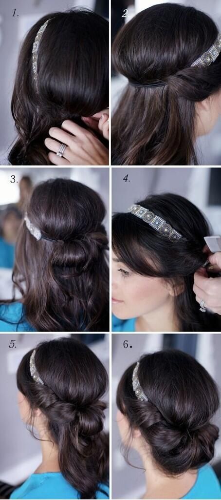 Comment faire un chignon avec un headband