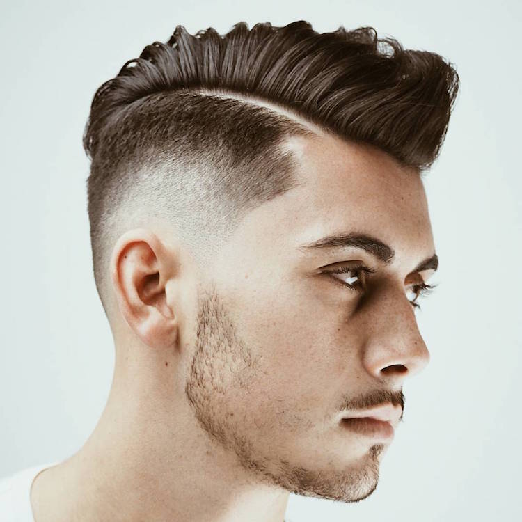 Coiffure homme dégradé coté