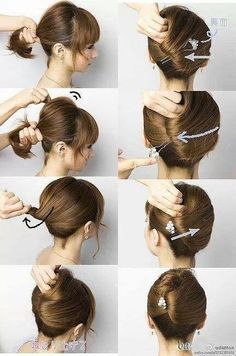 Comment faire un chignon banane