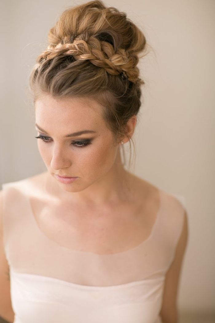 Chignon relevé