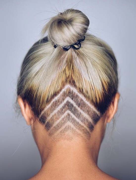 Coiffure undercut femme