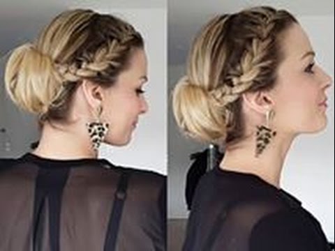 Chignon tresse facile et rapide