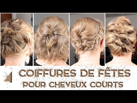 Chignon cheveux très court