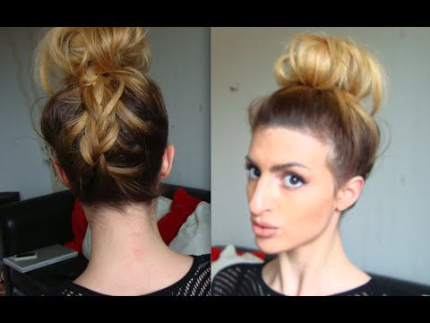 Chignon en hauteur