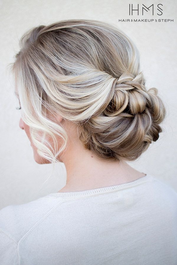 Chignon glamour facile