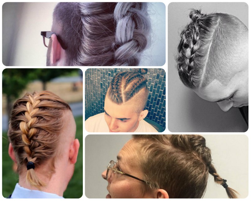 Coupe de cheveux tresse homme