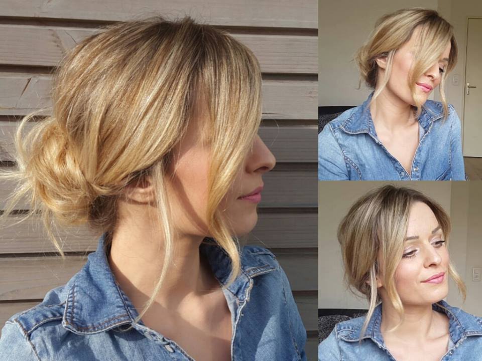 Chignon décoiffé technique