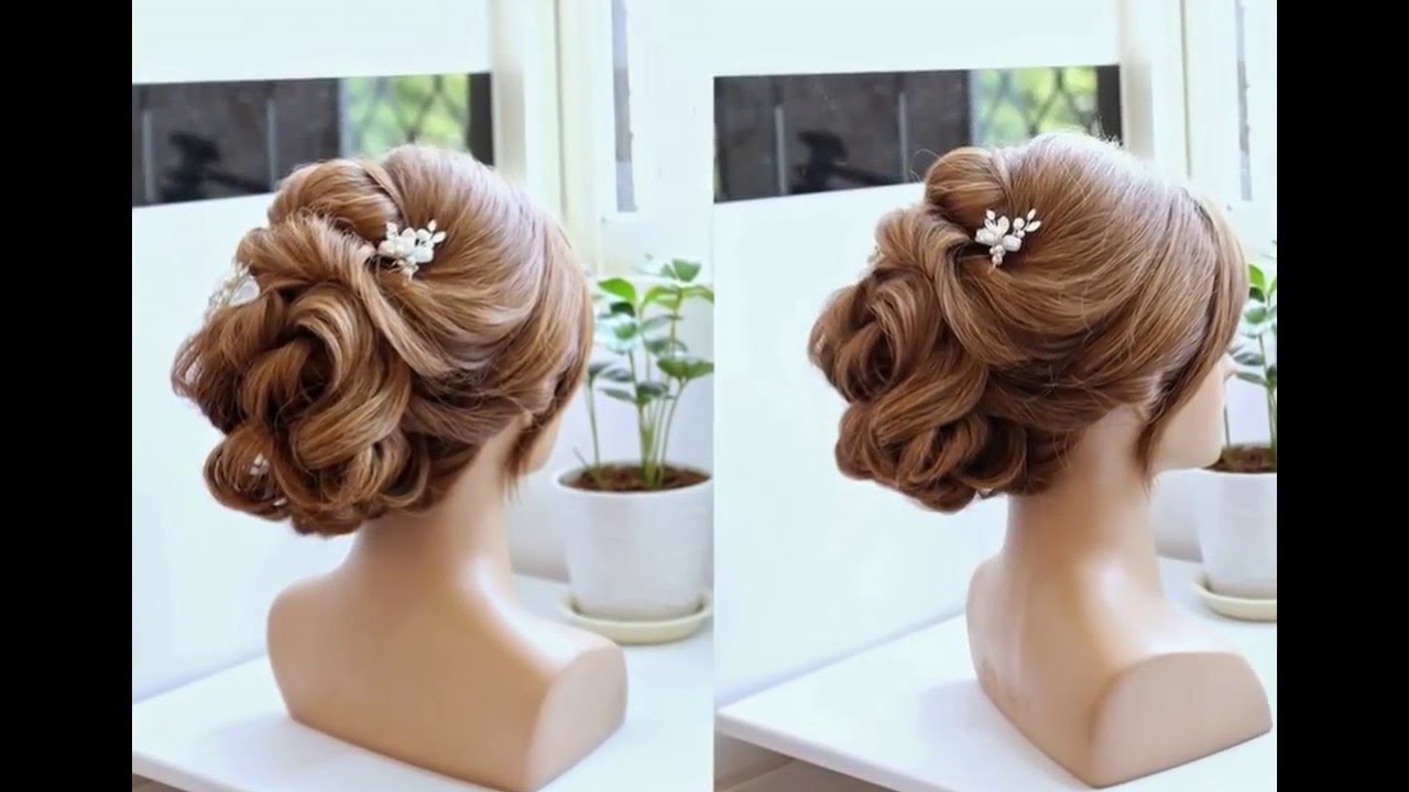 Chignon glamour