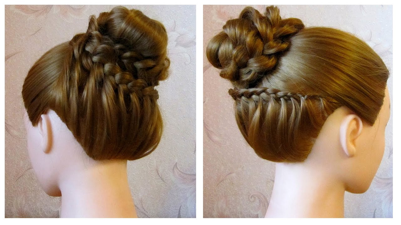 Chignon cheveux mi long facile