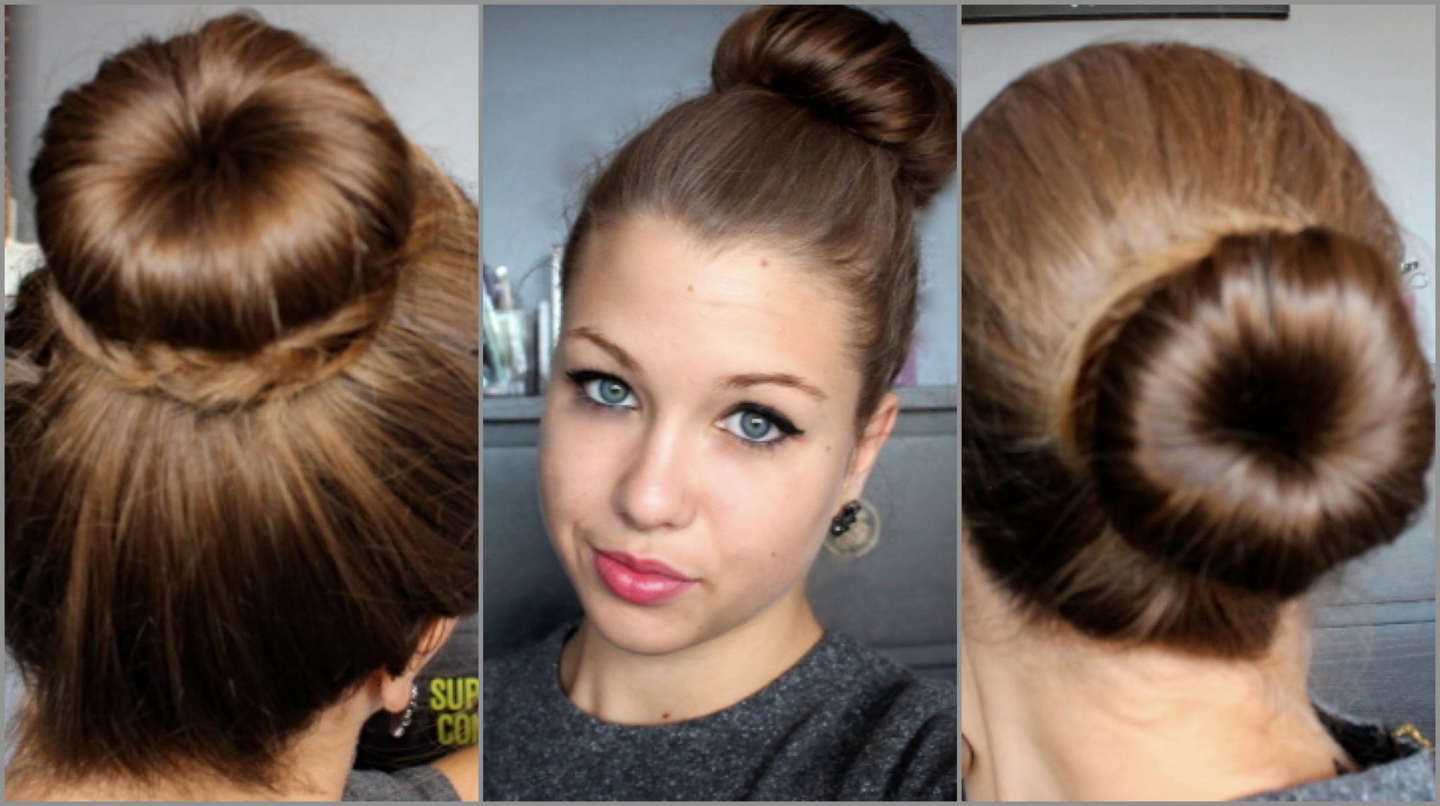 Mousse chignon cheveux