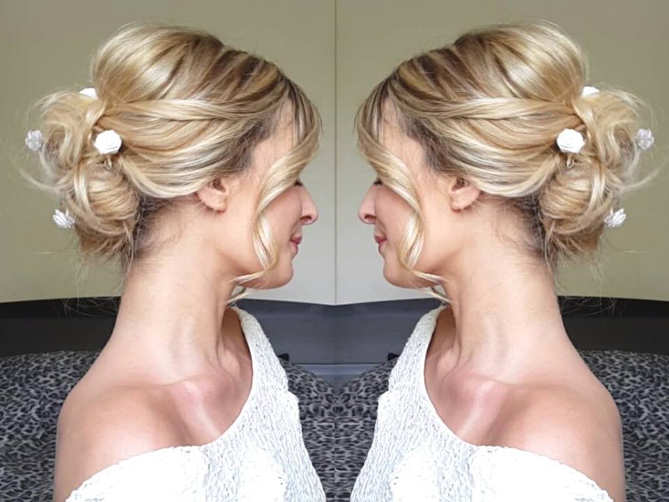 Chignon bas romantique