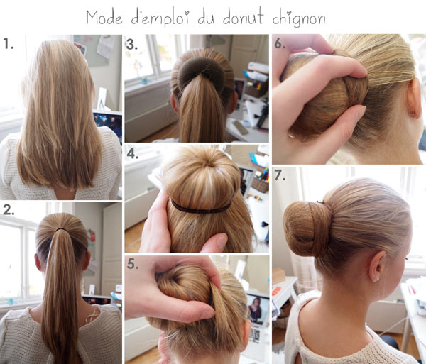 Coiffure avec beigne