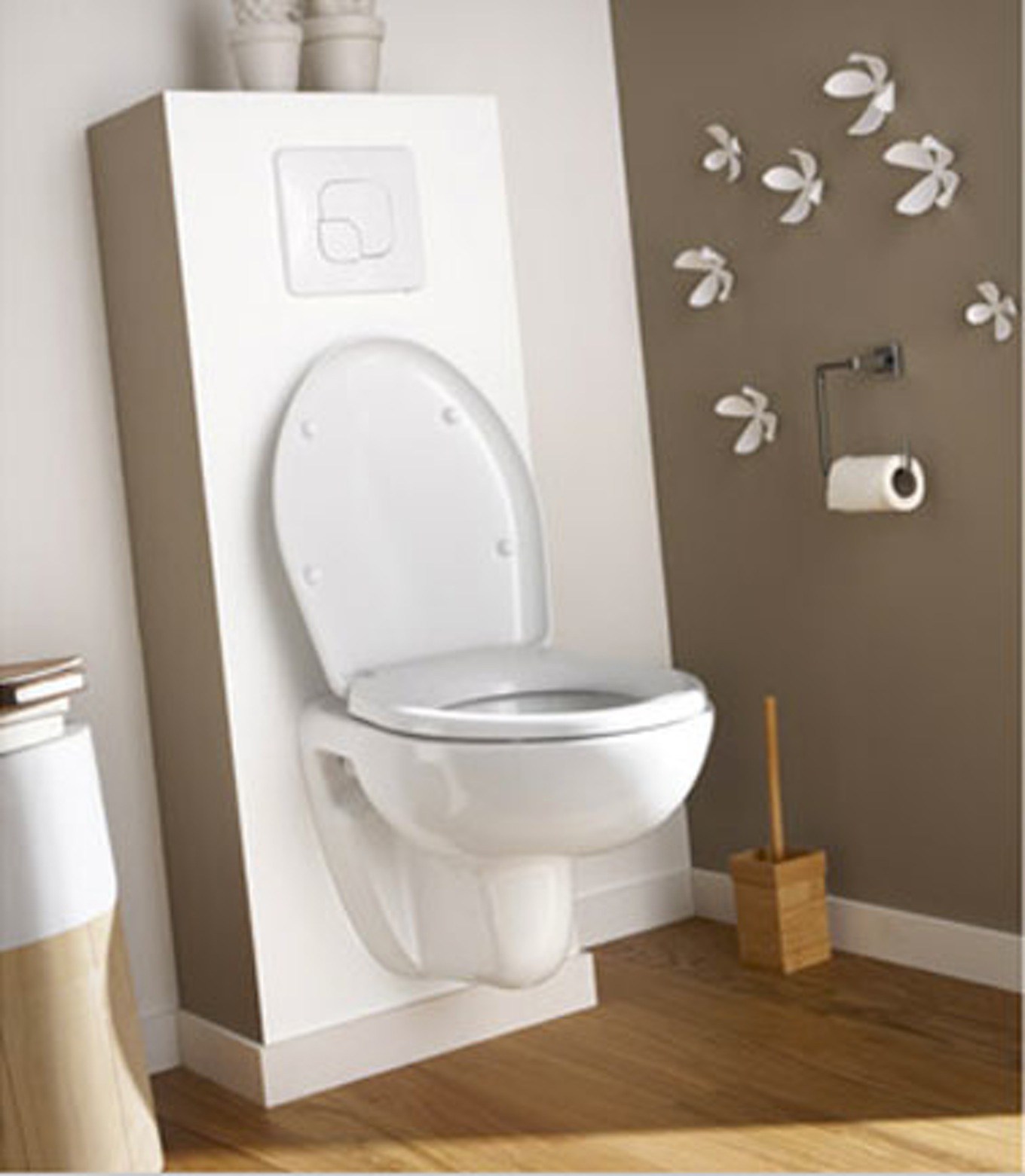 Wc couleur taupe