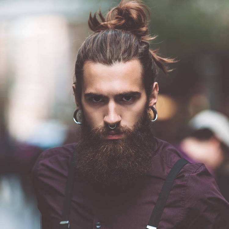 Coupe man bun