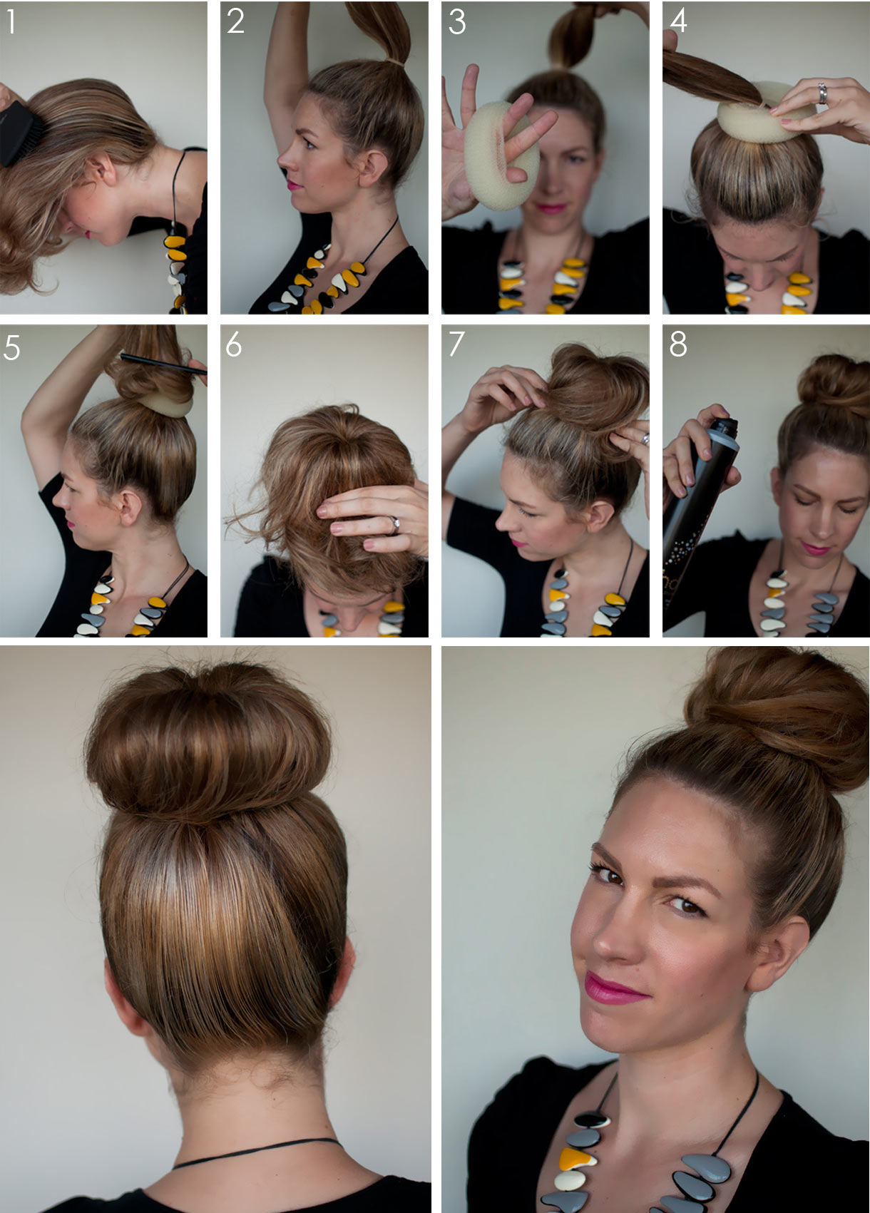 Faire chignon bun