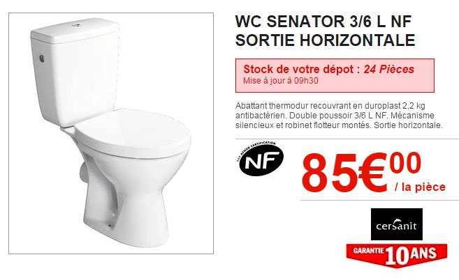 Wc pas cher brico depot